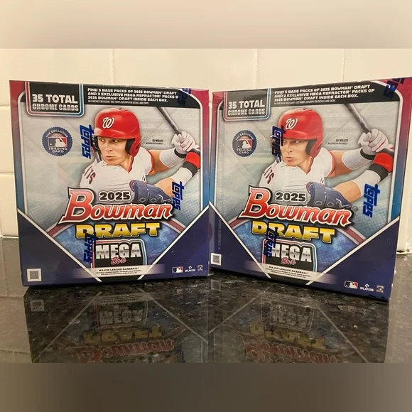 🏟️2025 Topps MLB Bowman Draft Baseball Trading Card Bundle (2 Mega Boxes)⚾️NEW - Picture 15 of 15